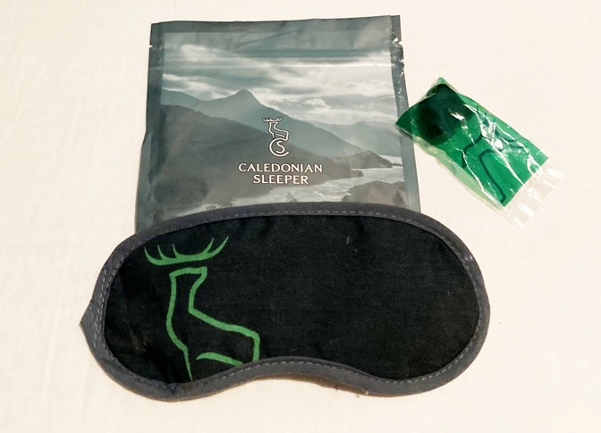 Caledonian Sleeper sleep kit