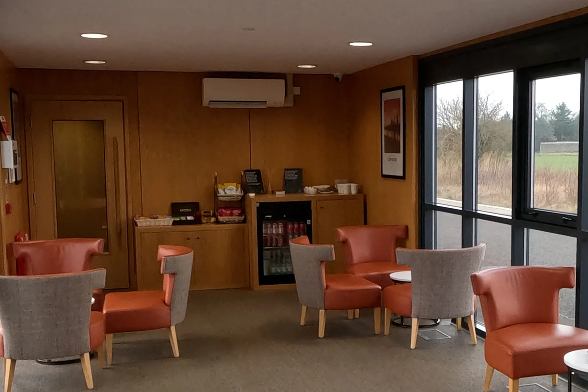 Caledonian Sleeper Leuchars Guest Lounge