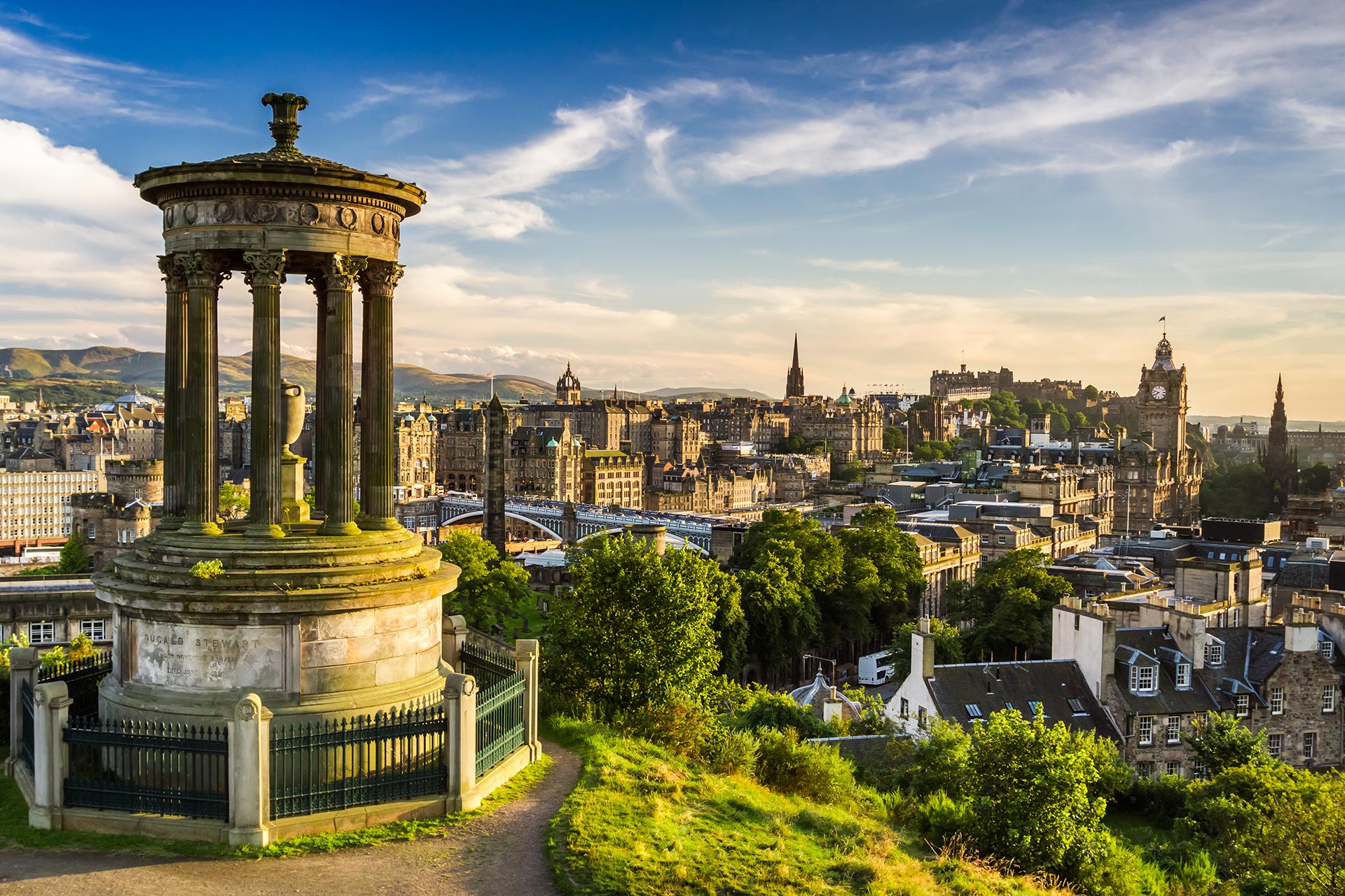 View from Calton Hill Edinburgh