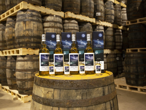 Bottles of Caledonian Sleeper 150th anniversary whisky