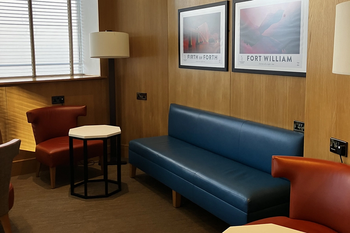 Caledonian Sleeper Inverness Guest Lounge