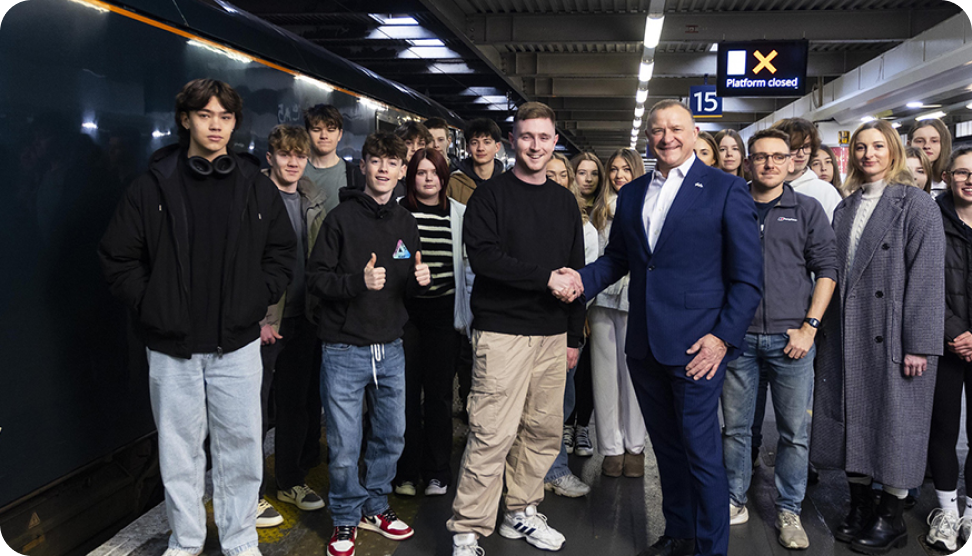 Millburn Academy students visit Parliament