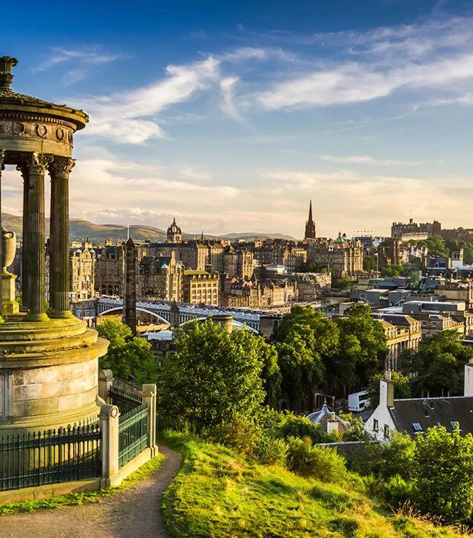 View from Calton Hill Edinburgh
